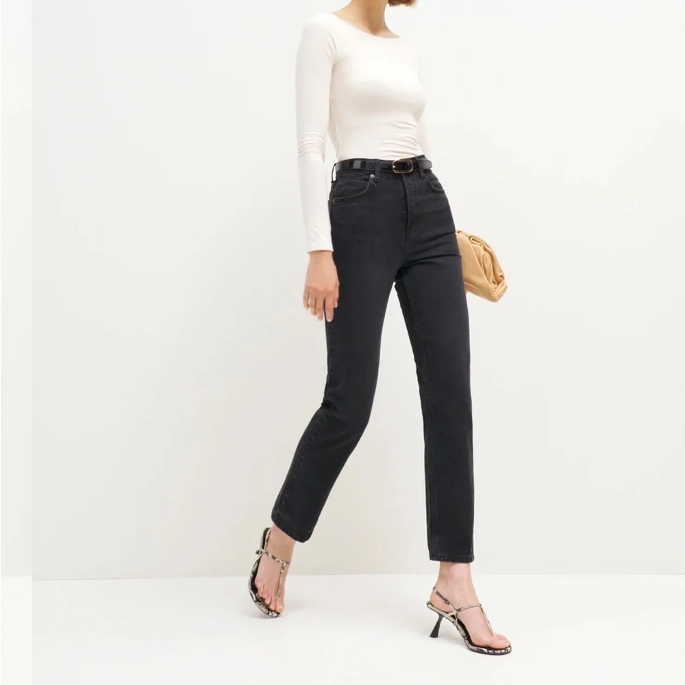 Reformation Cynthia High Rise Straight - Picture 2 of 7